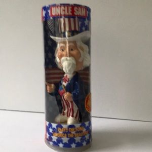2001 Uncle Sam Bobble head sings